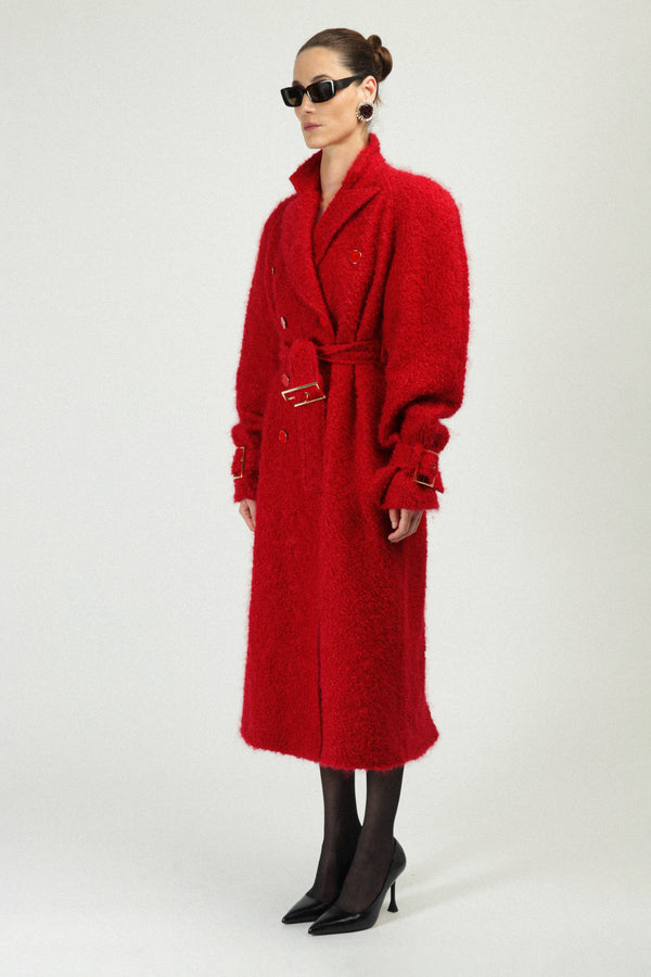 Rowen Rose Signature Oversized Raglan Puffy Coat