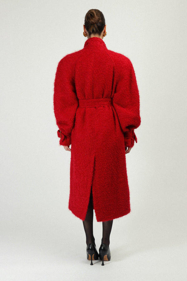 Rowen Rose Signature Oversized Raglan Puffy Coat