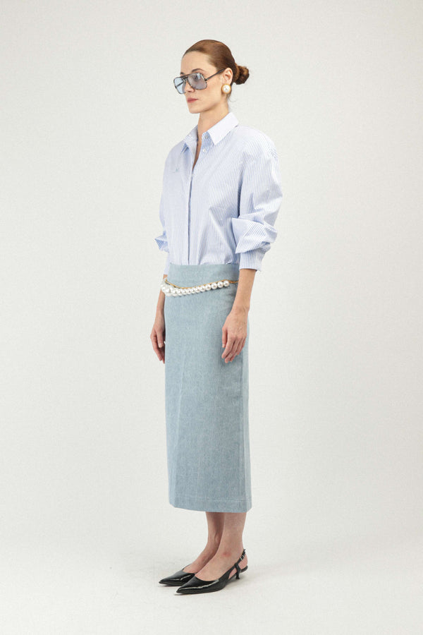 Rowen Rose Signature Raglan Oversized Shirt