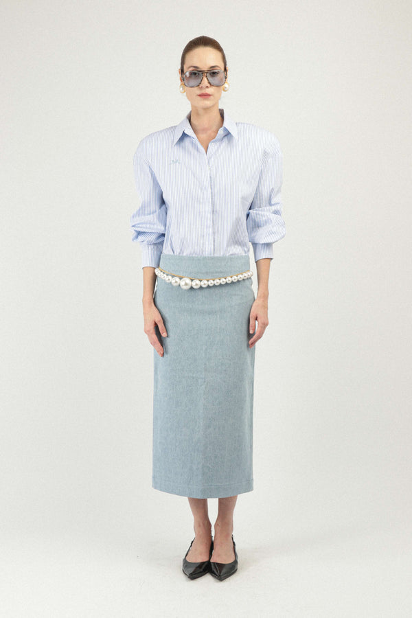 rowen rose Signature Raglan Oversized Shirt