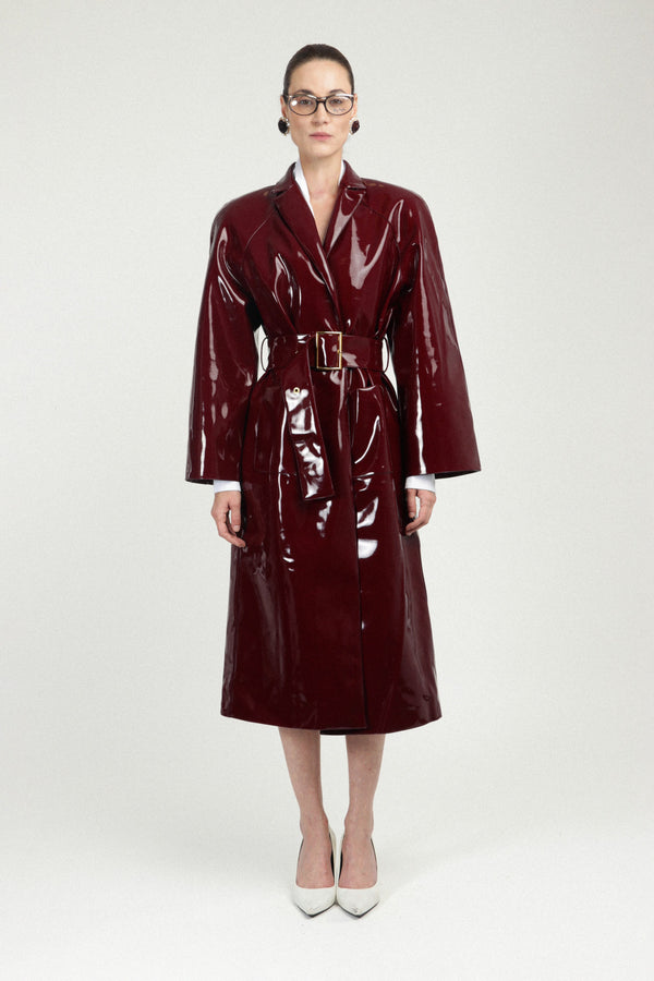 rowen rose Signature Trenchcoat in Vinyle