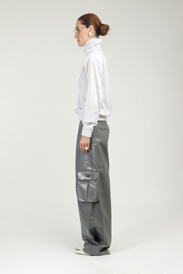 Rowen Rose Turtleneck Cashmere Sweater