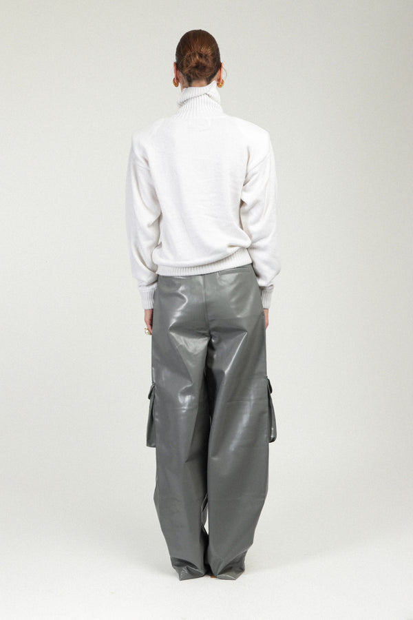 Rowen Rose Turtleneck Cashmere Sweater