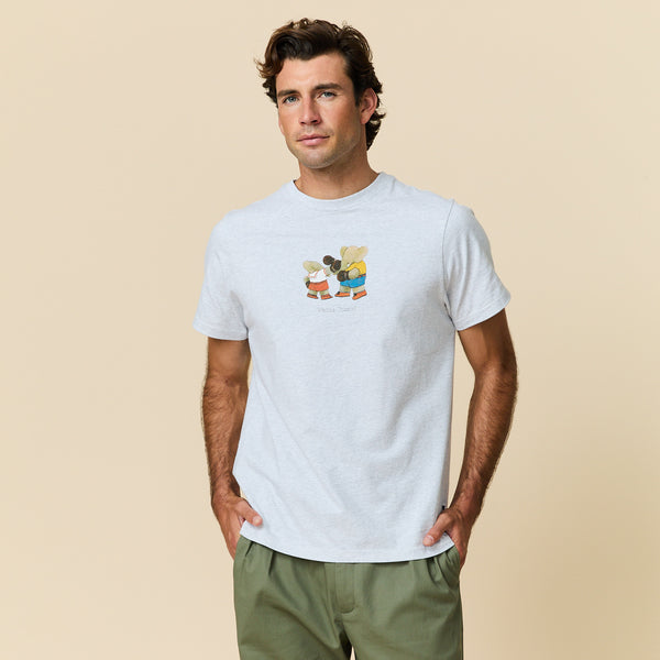 Rowing Blazers Men's Boxing Babar T-Shirt Heather Gray