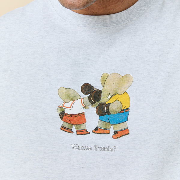 Rowing Blazers Men's Boxing Babar T-Shirt Heather Gray