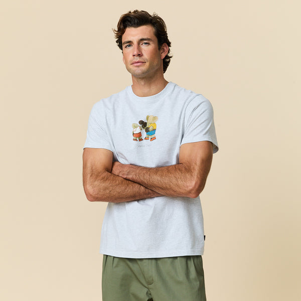 Rowing Blazers Men's Boxing Babar T-Shirt Heather Gray