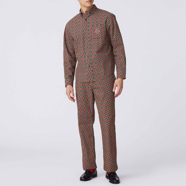 Rowing Blazers Men's Canvas Printed Workwear Pant Geo Floral