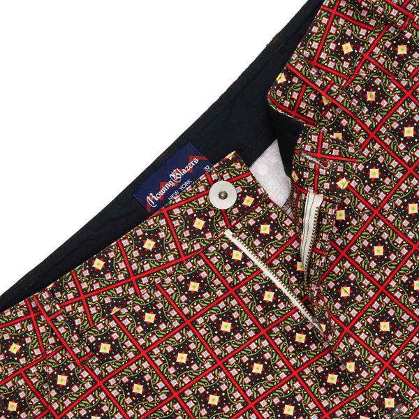 Rowing Blazers Men's Canvas Printed Workwear Pant Geo Floral