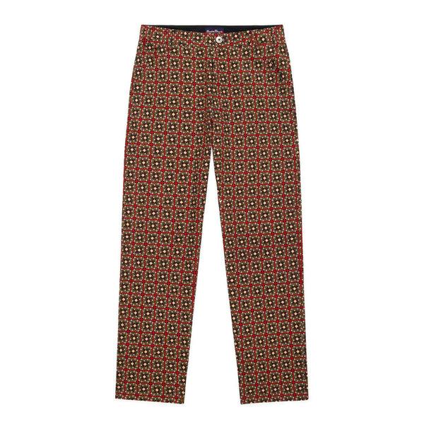 rowing blazers Men's Canvas Printed Workwear Pant Geo Floral