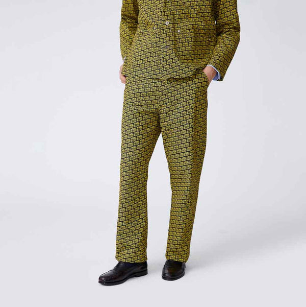 Rowing Blazers Men's Canvas Printed Workwear Pant RB All Over