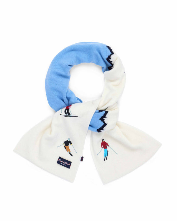 rowing blazers Men's Cashmere Apres Ski Scarf Blue Multi