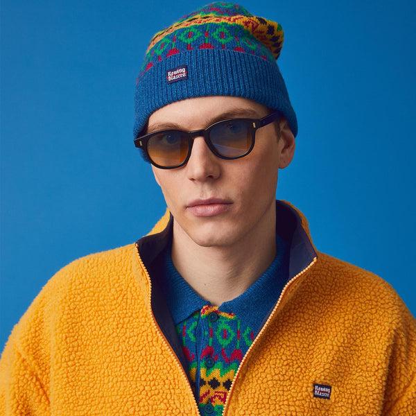 Rowing Blazers Men's Cashmere Fairisle Sweater Polo Après-Ski