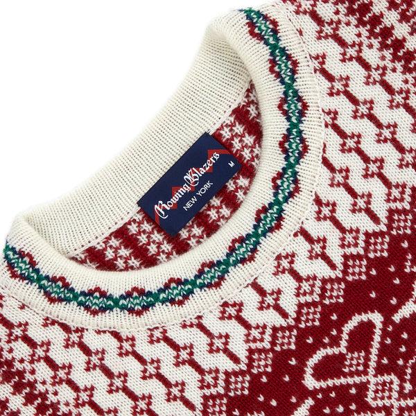 Rowing Blazers Men's Cashmere Nordic Fairisle Sweater Cream