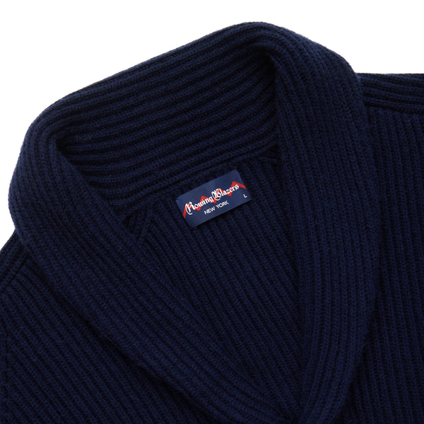 Rowing Blazers Men's Cashmere Penzance Shawl Cardigan Navy
