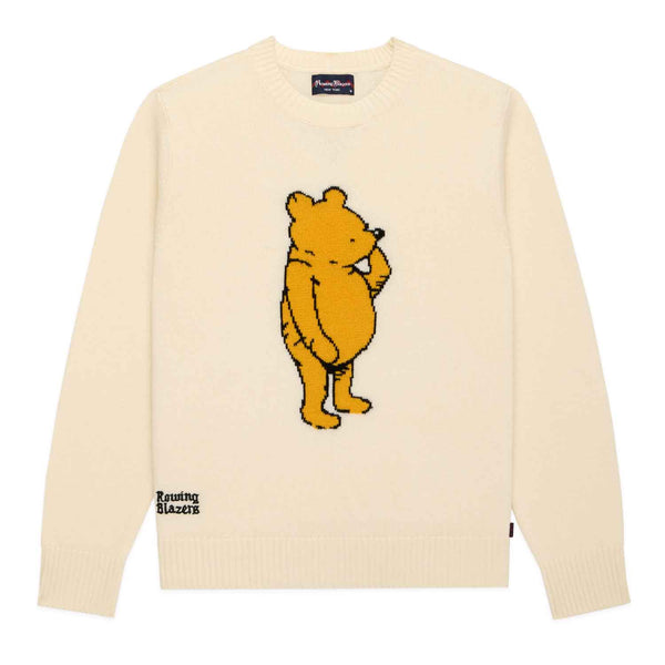 rowing blazers Men's Cashmere Winnie-the-Pooh Sweater White