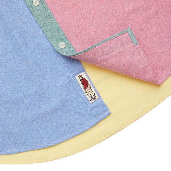 Rowing Blazers Men's Classic Cotton Colorblock Shirt Heritage Multi-Color
