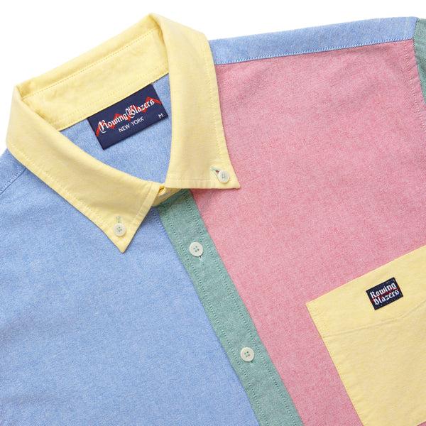Rowing Blazers Men's Classic Cotton Colorblock Shirt Heritage Multi-Color