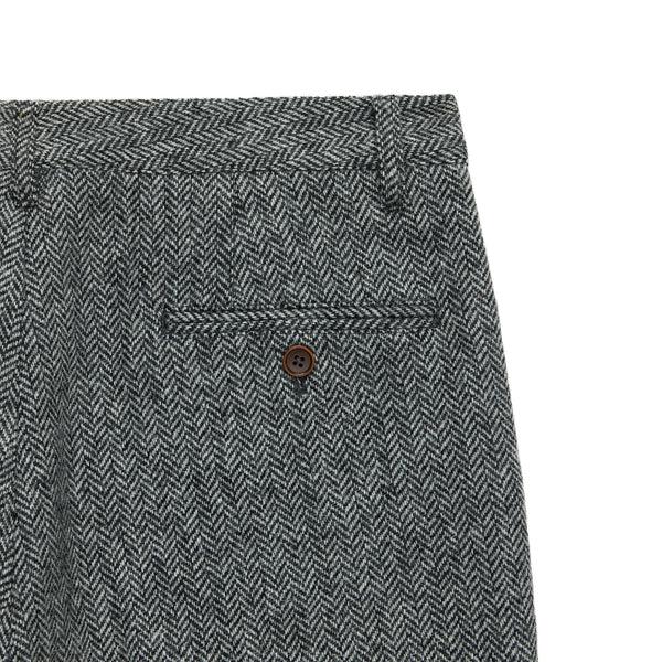 Rowing Blazers Men's Classic Herringbone Trouser Charcoal