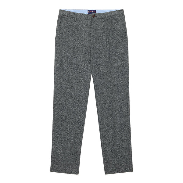 rowing blazers Men's Classic Herringbone Trouser Charcoal