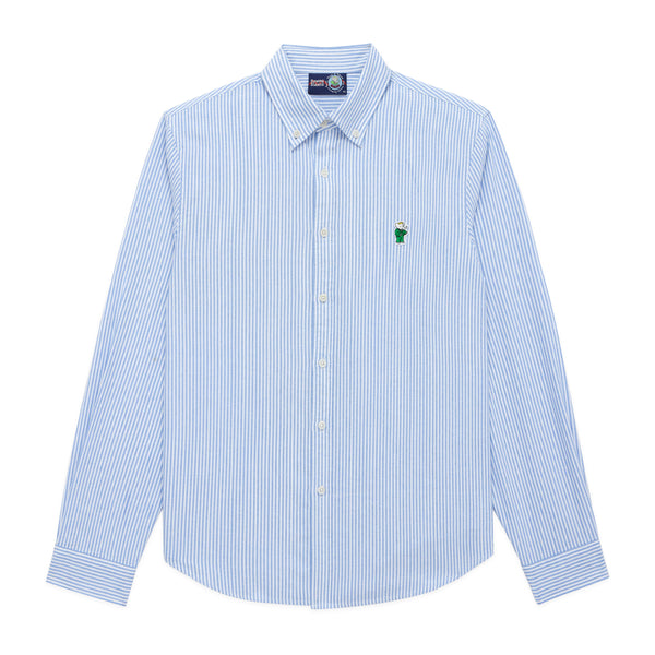 rowing blazers Men's Classic Stripe Babar Oxford Shirt Light Blue