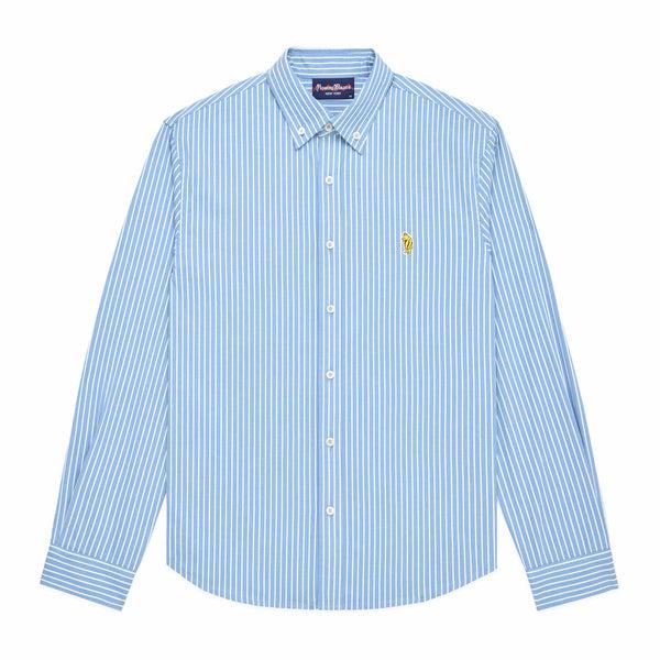 rowing blazers Men's Classic Stripe Pooh Shirt Blue White Stripe