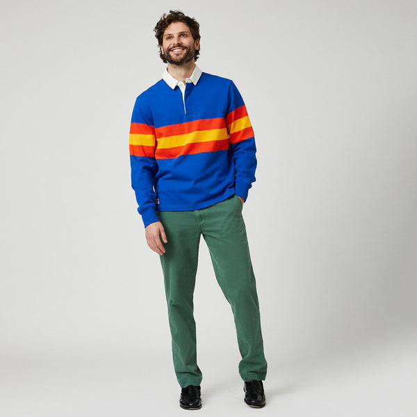 Rowing Blazers Men's Classic Twill Trouser Washed Green