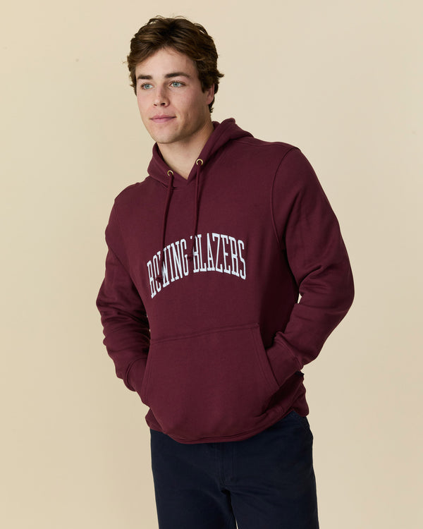 Rowing Blazers Men's Collegiate Arch Hoodie Burgundy