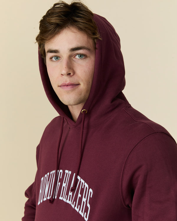 Rowing Blazers Men's Collegiate Arch Hoodie Burgundy