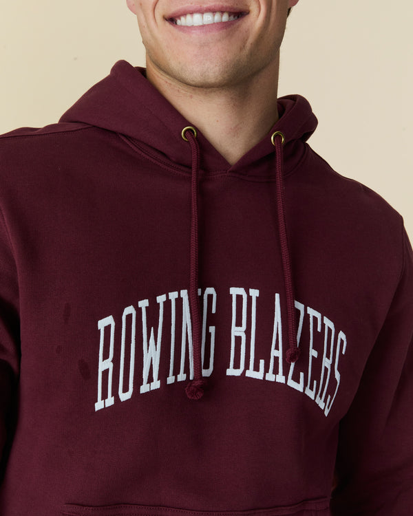 Rowing Blazers Men's Collegiate Arch Hoodie Burgundy