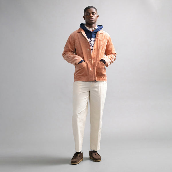 Rowing Blazers Men's Corduroy Chore Jacket Dusty Rose