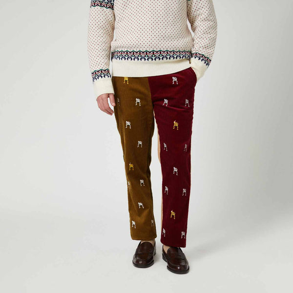 Rowing Blazers Men's Cotton Classic Critter Pant Holiday Multi