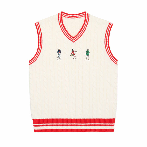 rowing blazers Men's Cotton Club Henries Sweater Vest White