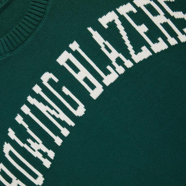 Rowing Blazers Men's Cotton Collegiate Arch Sweater Hunter Green