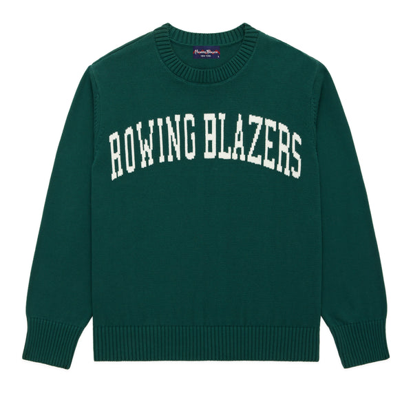 rowing blazers Men's Cotton Collegiate Arch Sweater Hunter Green