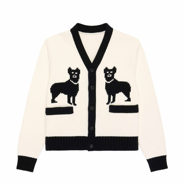 rowing blazers Men's Cotton Doberman Contrast Cardigan