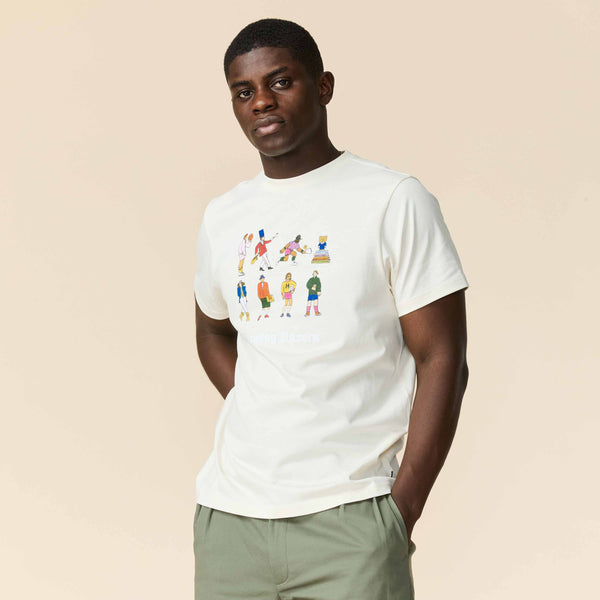 Rowing Blazers Men's Cotton Extra Curricular T-Shirt Cream