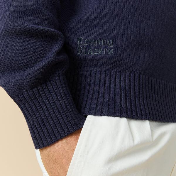 Rowing Blazers Men's Cotton NY Hot Dog Sweater Navy