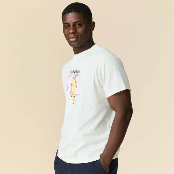 Rowing Blazers Men's Cotton Pooh Superlative T-Shirt Cream