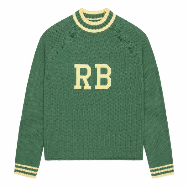rowing blazers Men's Cotton RB University Sweater Green