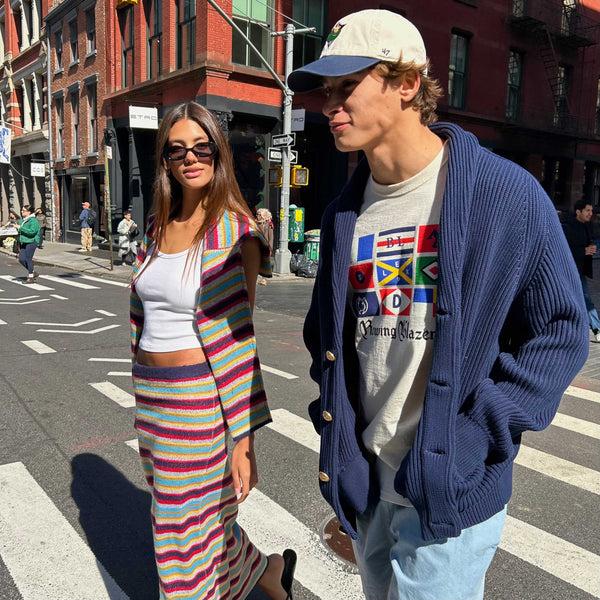 Rowing Blazers Men's Cotton Sailing Flag T-Shirt White