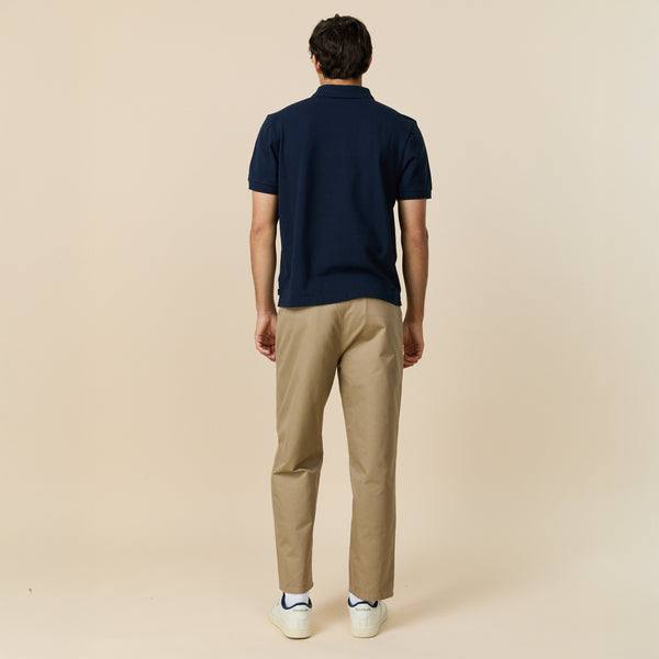 Rowing Blazers Men's Cotton Twill Pleated Relaxed Pant Khaki