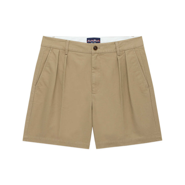 rowing blazers Men's Cotton Twill Pleated Short Khaki