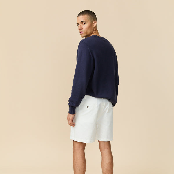 Rowing Blazers Men's Cotton Twill Pleated Short Off White