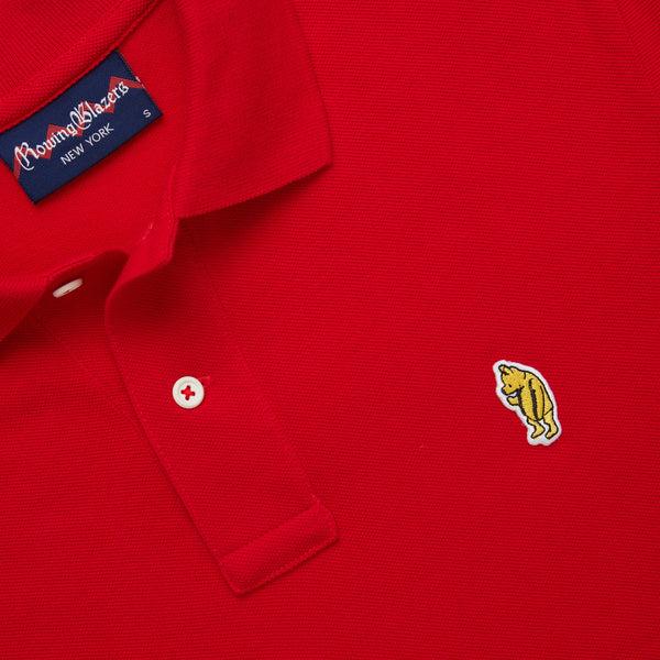 Rowing Blazers Men's Cotton Winnie-the-Pooh Polo Red