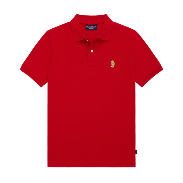 rowing blazers Men's Cotton Winnie-the-Pooh Polo Red