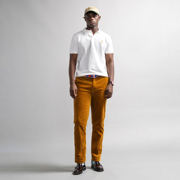 Rowing Blazers Men's Cotton Winnie-the-Pooh Polo White