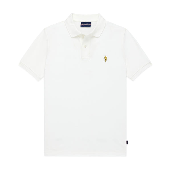 rowing blazers Men's Cotton Winnie-the-Pooh Polo White