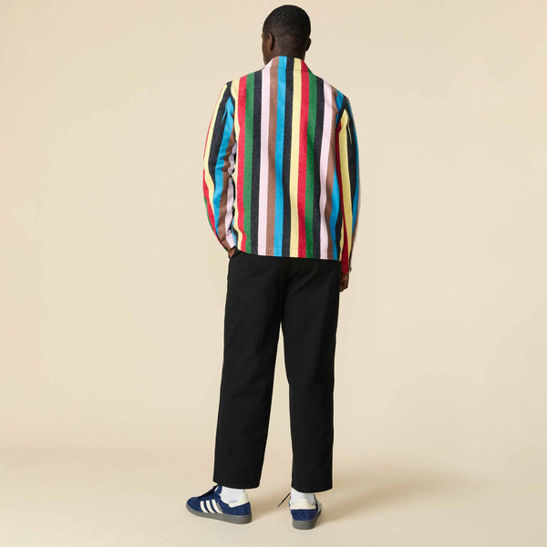 Rowing Blazers Men's Croquet Stripe Chore Jacket Croquet