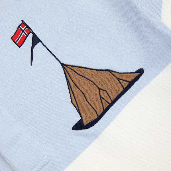 Rowing Blazers Men's Explorers Club Cotton Rugby Light Blue Multi