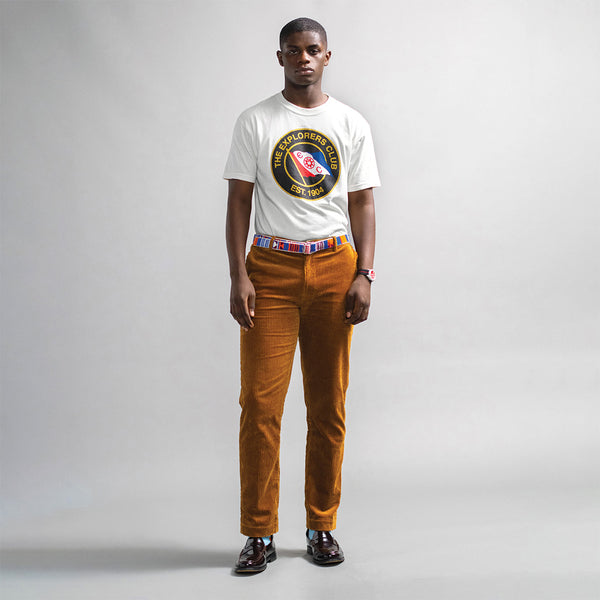 Rowing Blazers Men's Explorers Club Seal Tee Alabaster